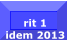 rit 1 idem 2013