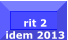 rit 2 idem 2013